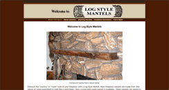 Desktop Screenshot of logstylemantels.com